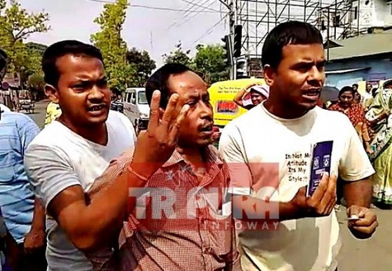 'Modi Ji said there will be no Crisis of Gas-Cylinders' : Road Blockers agitate as Tripura reels under LPG crisis 